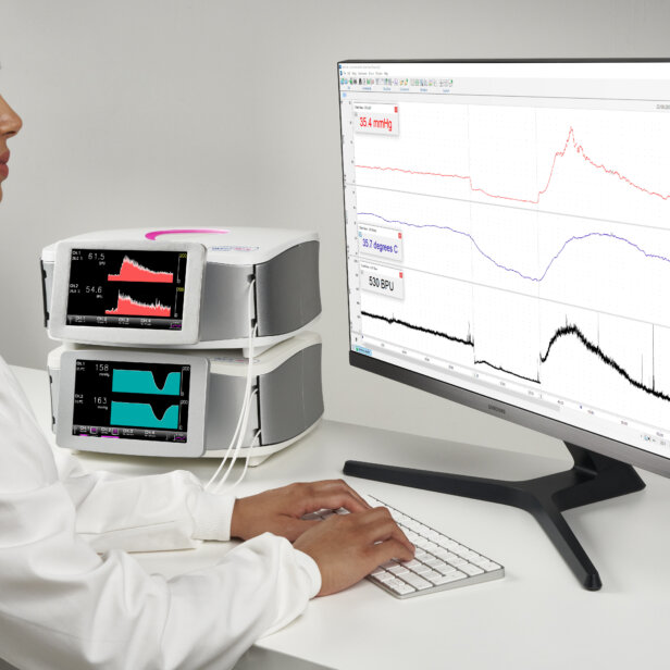 Tissue po2 blood flow monitoring 2